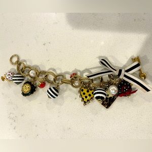 Betsey Johnson “Wish you were here,” Charm Bracelet